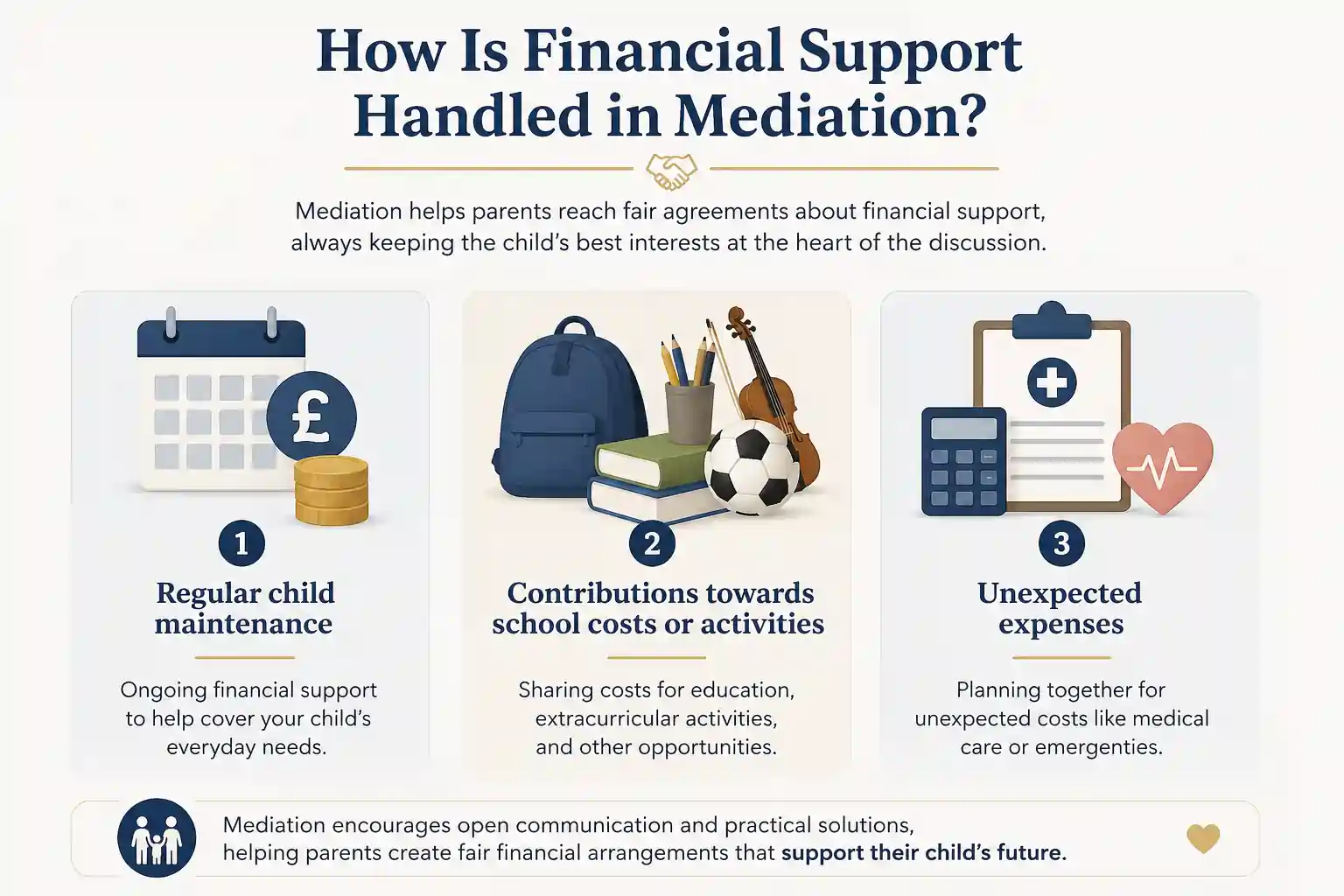 How Is Financial Support Handled in Mediation Redditch